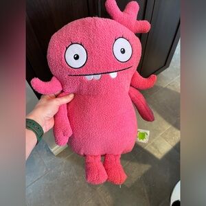Cheerful Pink Monster Plush Toy